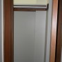 closet with light and shelf