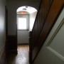 front entry door view from inside first floor hallway