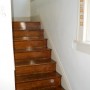 refinished stairs to 2nd floor