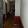 view to the rear of first floor hallway
