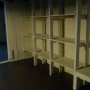 storage shelving in basement