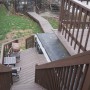 steps from rear deck down