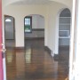 view through entry area into living room and dinig room