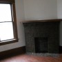 living room with decorative fireplace