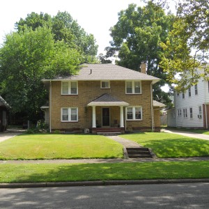 Front view from street