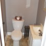 first floor half bathroom