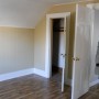 bedroom closet & doorway to living room