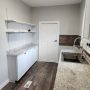 view into kitchen