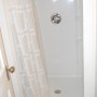 shower stall only, no bathtub