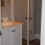 view into bathroom from bedroom